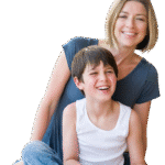 women and child